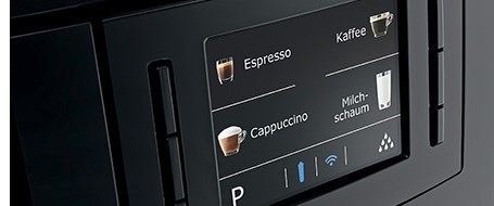 Jura E6 Platin ovládání